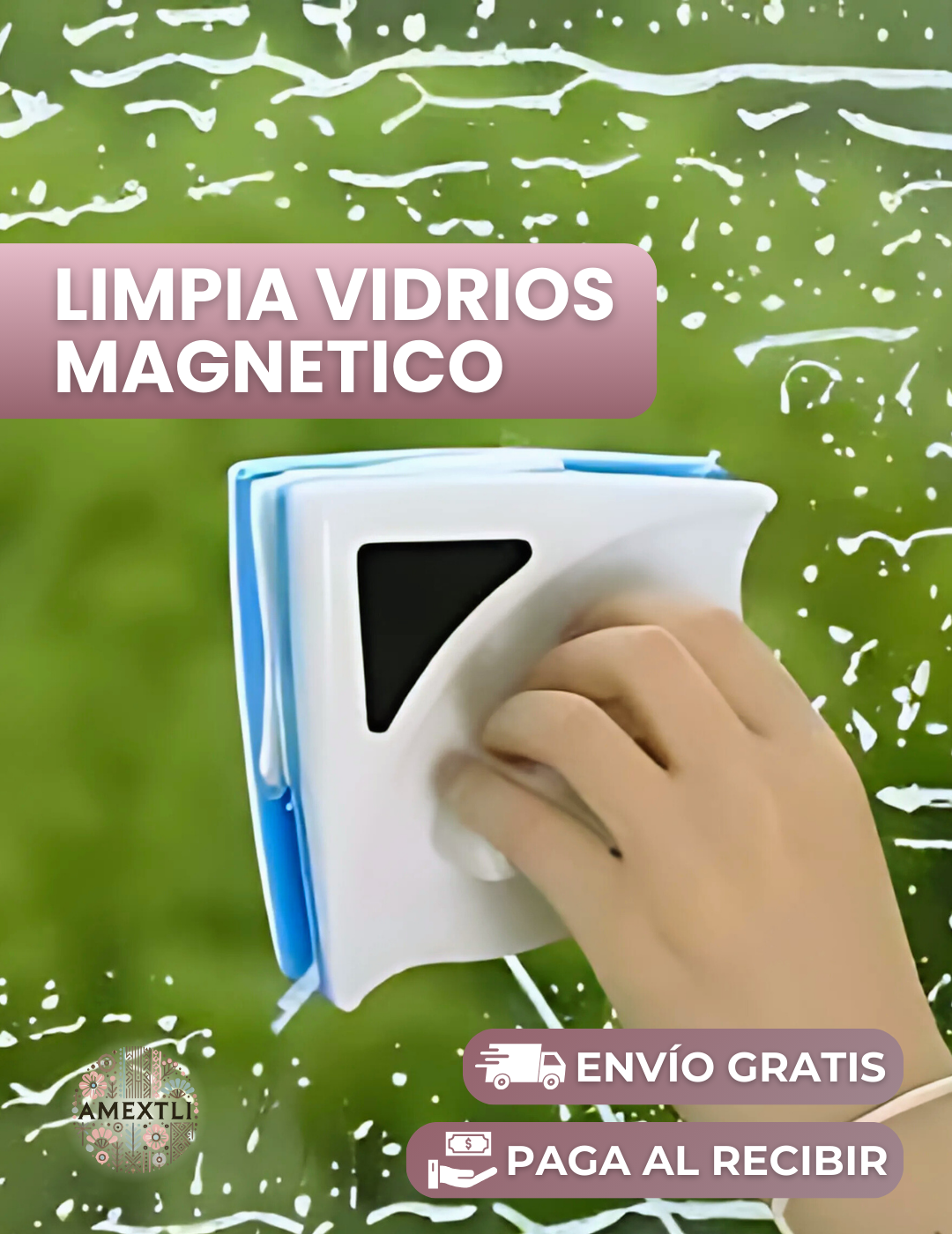 LIMPIA VIDRIOS MAGNETICO